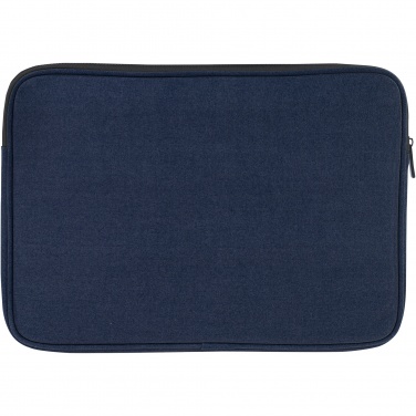 Logotrade profilprodukter bild: Joey 14 tums laptopfodral av GRS-återvunnen canvas, 2 l