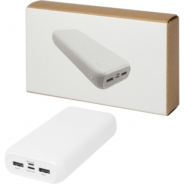 Logotrade reklamprodukter bild: Electro 20 000 mAh powerbank i återvunnen plast 