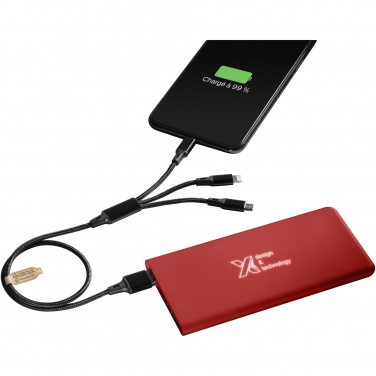 Logotrade presentreklam bild: SCX.design P15 light-up 5000 mAh powerbank