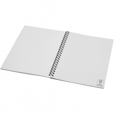 Logotrade presentreklam bild: Desk-Mate® A5 spiralbunden anteckningsbok i färg