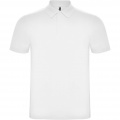 Austral kortärmad unisex pikétröja, Vit