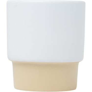 Logotrade profilreklam bild: Olympia stapelbar espressokopp med botten av lera, 130 ml