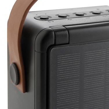 Logotrade reklamprodukter bild: Skywave 12W solcellshögtalare RCS återvunnen plast