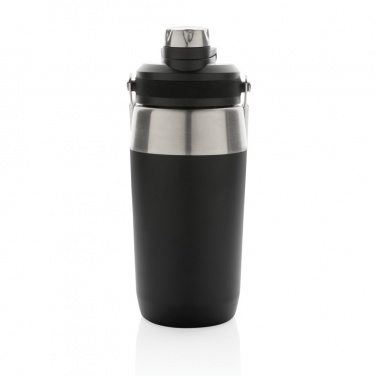 Logotrade profilreklam bild: Vakuumflaska i S/S, lock med dubbelfunktion, 500ml
