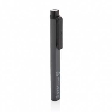 Logotrade profilreklam bild: Gear X USB uppladdningsbar pennlampa, RCS återvunnen plast