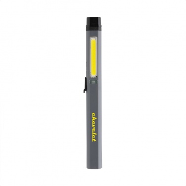 Logotrade profilreklam bild: Gear X USB uppladdningsbar pennlampa, RCS återvunnen plast
