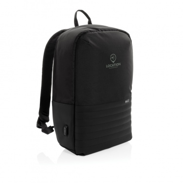 Logotrade profilreklam bild: Swiss Peak AWARE™ anti-ficktjuv RFID 15.6" laptopryggsäck