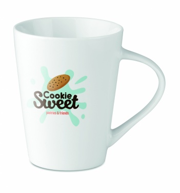 Logotrade profilprodukter bild: 250 ml porslins konisk mugg