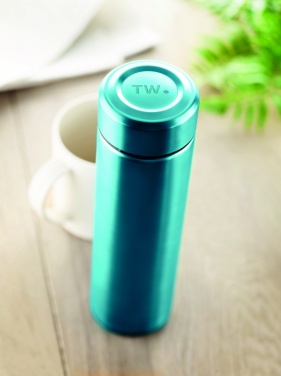 Logotrade profilreklam bild: Metallflaska dubbelvägg  470ml