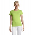 REGENT DAM T-SHIRT 150g, Äppelgrön