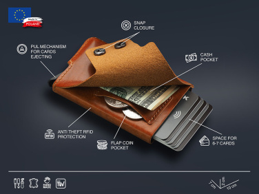 Logotrade reklamprodukter bild: RFID-plånbok 545141