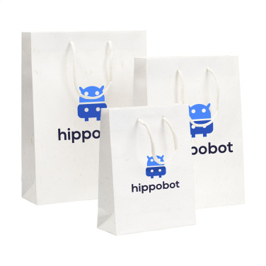 Logotrade profilreklam bild: Leaf It Bag återvunnen med halmfibrer (180 g/m²) S