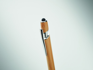 Logotrade reklamprodukter bild: Kulspetspenna i bambu