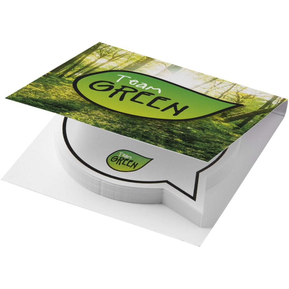 Logotrade presentreklam bild: Sticky-Mate® pratbubbleformade klisterlappar mjukt omslag
