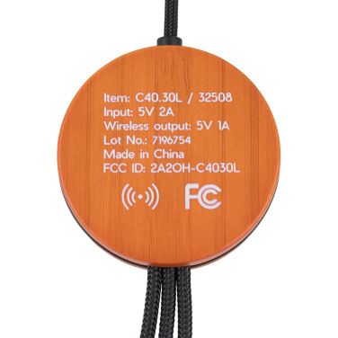 Logotrade reklamprodukter bild: Stor kabel 4-i-1 med upplyst logotyp - i5w