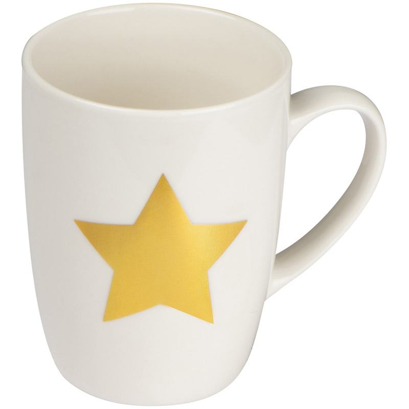 Logotrade presentreklam bild: Mugg med stjärntryck 300 ml