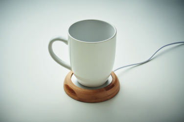 Logotrade kampanjprodukter bild: Muggvärmare i bambu med USB