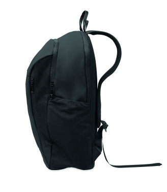 Logotrade profilreklam bild: 15'' mjuk PU-dataryggsäck