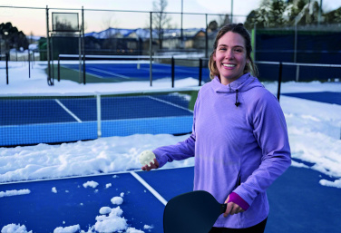 Logotrade kampanjprodukter bild: Set med pickleballpaddel