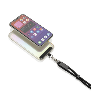 Logotrade profilreklam bild: LoopAmp RCS RPET handledsrem för telefon med 60 W kabel
