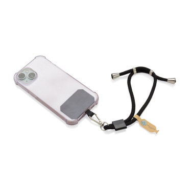 Logotrade presentreklam bild: CarryLoop RCS  PET-justerbar telefonrem för mobiltelefon