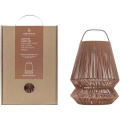 Originalhome Lampion återvunnen bärbar lampskärm, Tegelröd