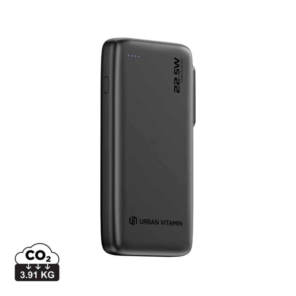 Logotrade kampanjprodukter bild: Urban Vitamin Emeryville 20 W 10 000 mAh powerbank