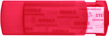 Logotrade presentreklam bild: Plast etui med plåster