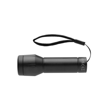 Logotrade reklamprodukter bild: Flara RSC återvunnen plast ficklampa med USB-laddning