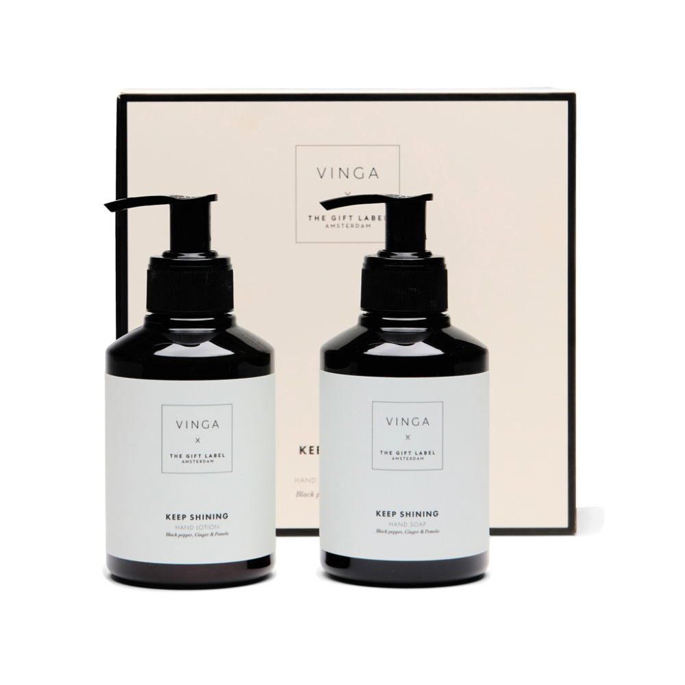 Logotrade profilprodukter bild: VINGA x TGL handvård gåvoset
