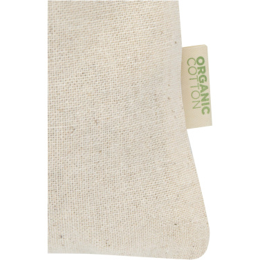 Logotrade kampanjprodukter bild: Odisha 140 g/m² presentpåse av ekologiskt OCS-material – 15 x 10 cm