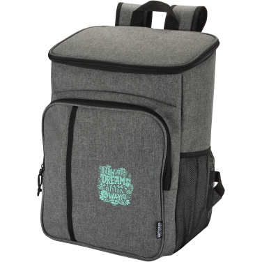 Logotrade reklamprodukter bild: Tundra picknick kylryggsäck av återvunnen GRS med serveringsset, 20 l