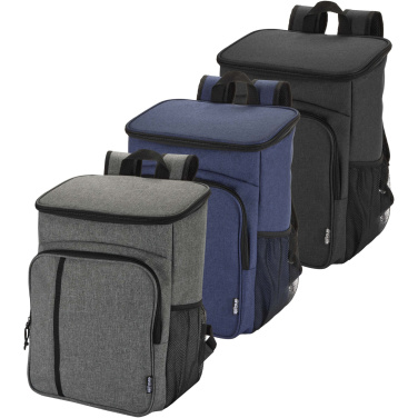 Logotrade reklamprodukter bild: Tundra picknick kylryggsäck av återvunnen GRS med serveringsset, 20 l