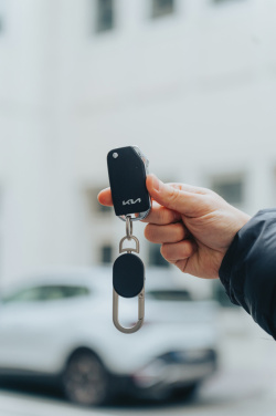 Logotrade profilprodukter bild: Keyfinder Dual nyckelring med global spårning