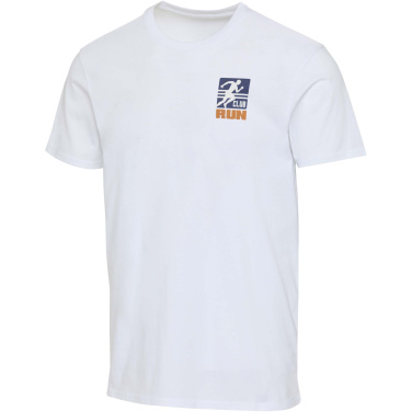 Logotrade presentreklam bild: Azurite 160 g/m² kortärmad unisex-T-shirt av ekologiskt OCS-material