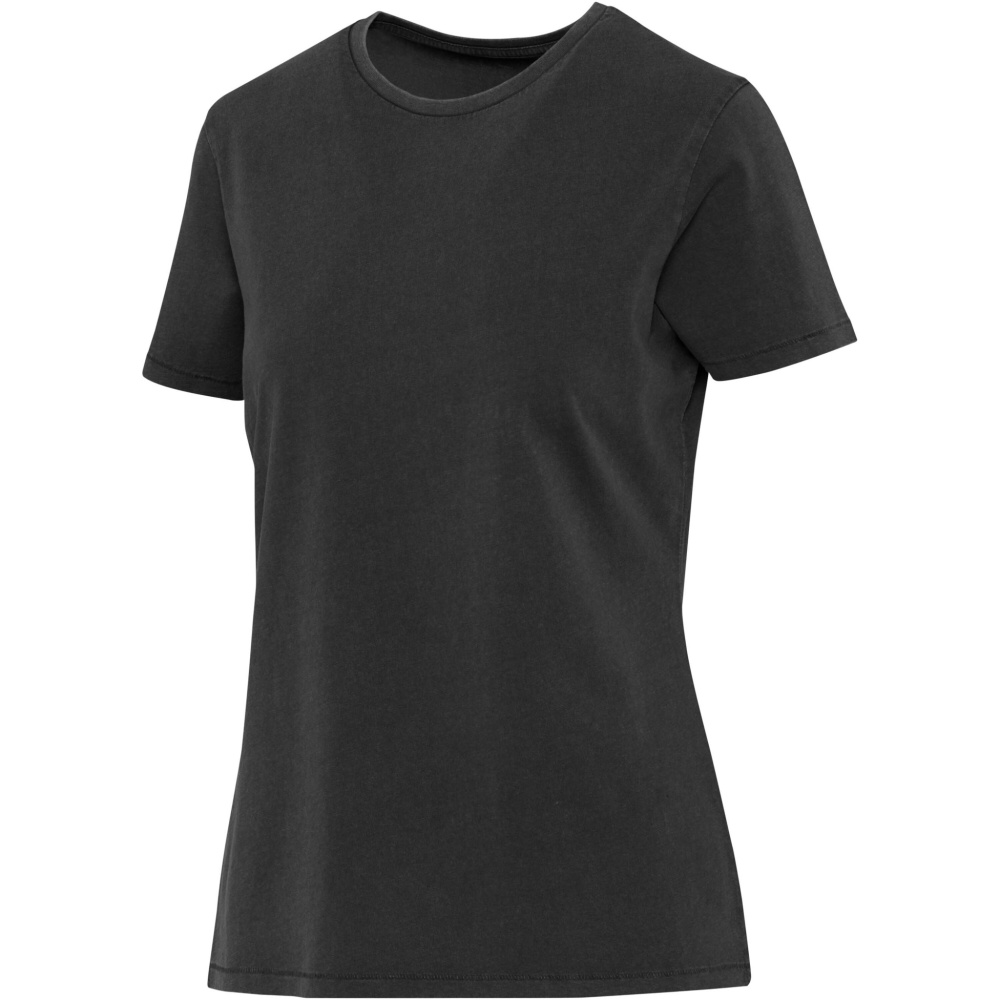 Logotrade profilreklam bild: Nanaimo 160 g/m2 kortärmad tvättad T-shirt för dam