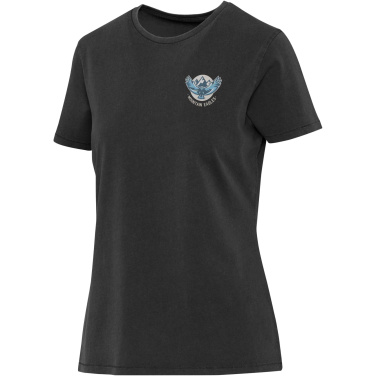 Logotrade profilreklam bild: Nanaimo 160 g/m2 kortärmad tvättad T-shirt för dam